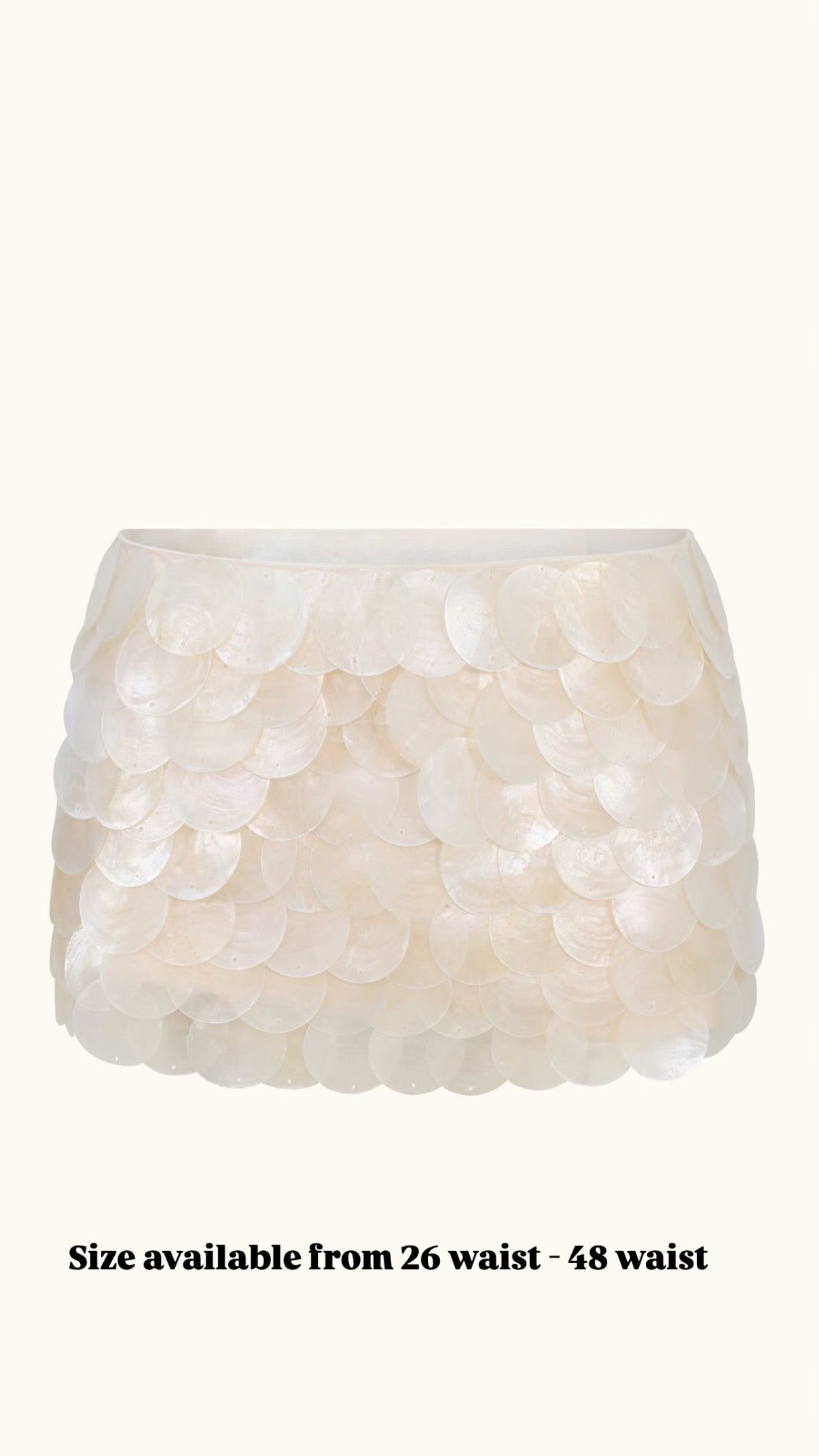 Breezy Shell skirt (in front only)