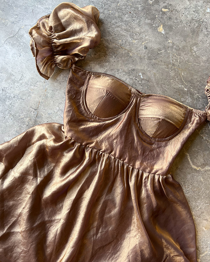 Golden Dust Gudiya Dress