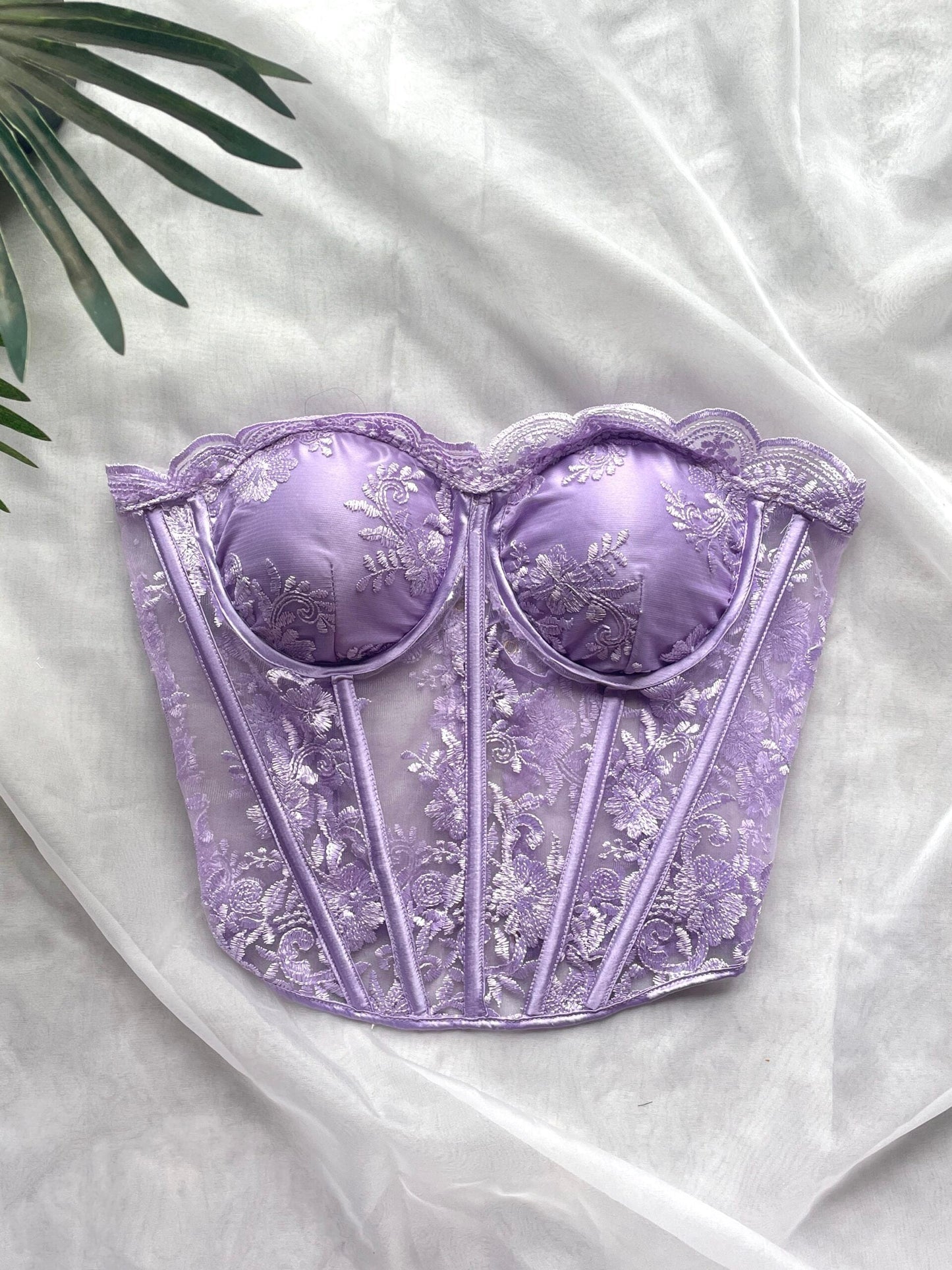 Buttercup Purple Lacey Corset