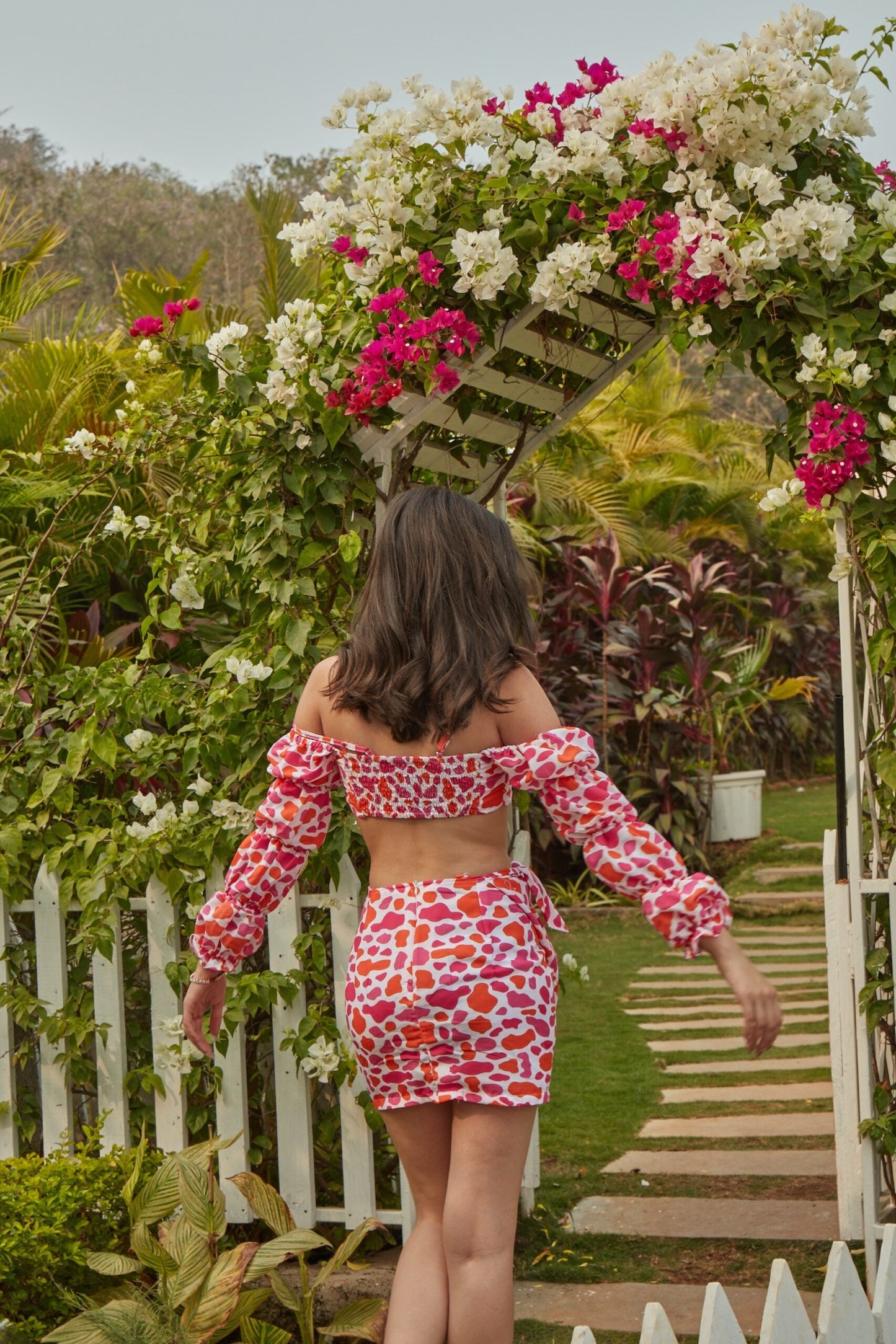 Printed Betty Coord Set Skirt and Top