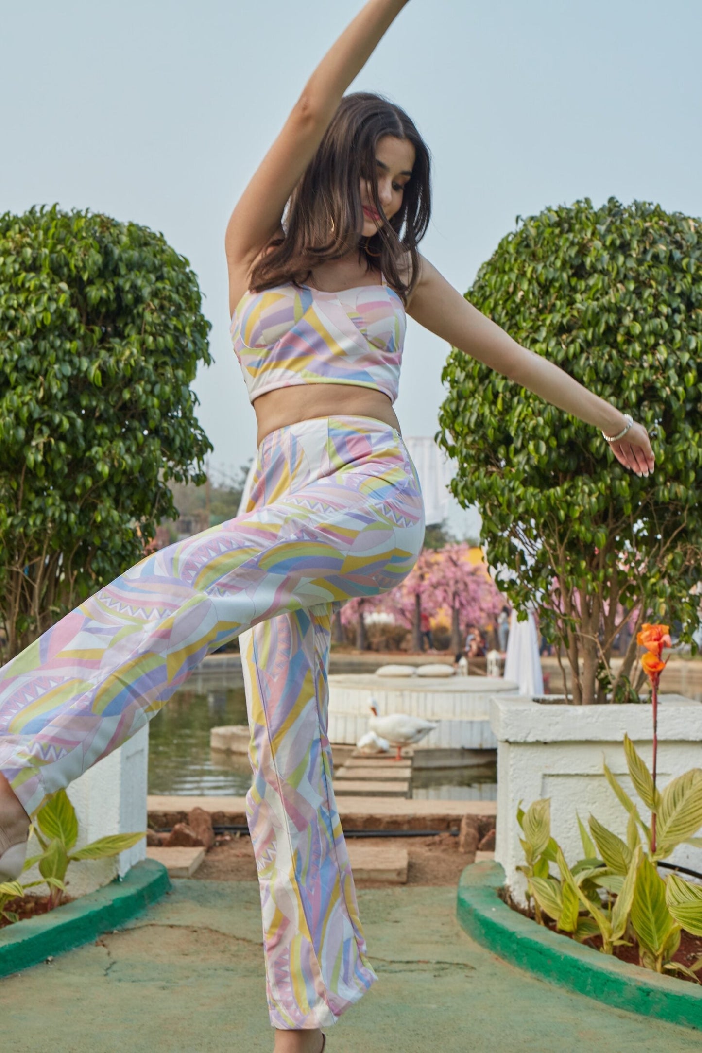 Abstract bottom pants