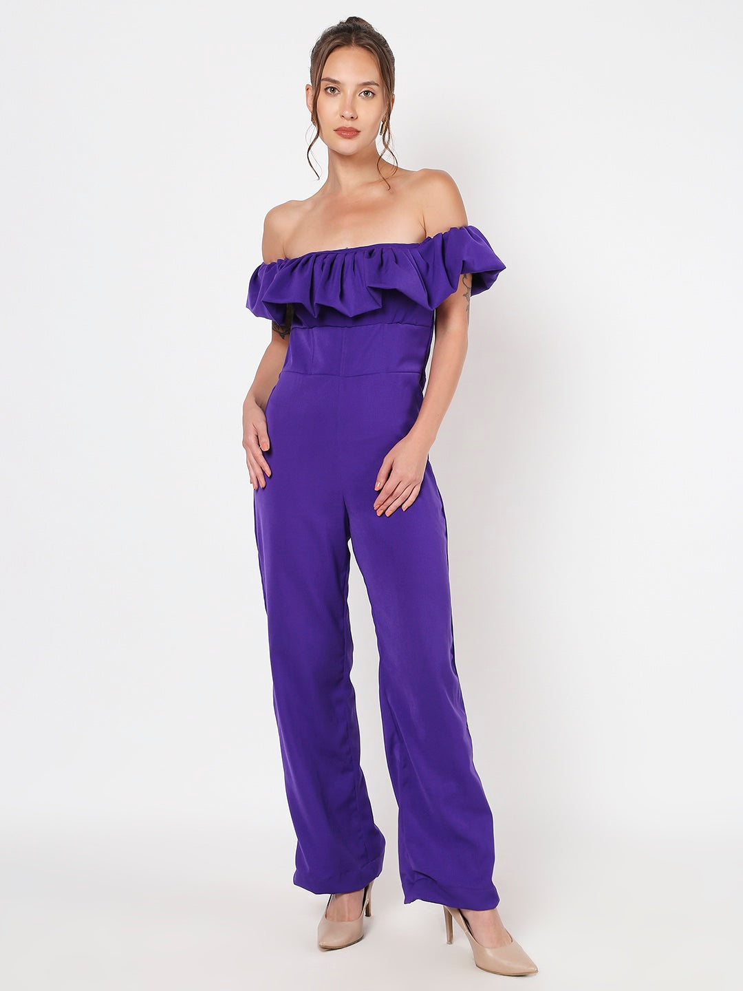 Purple Corset Jumpsuit
