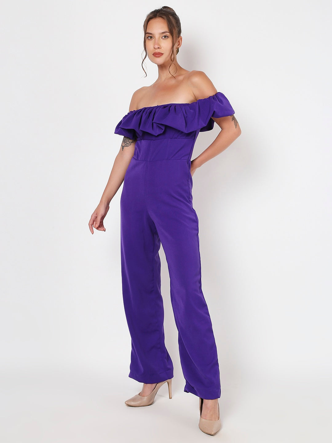 Purple Corset Jumpsuit