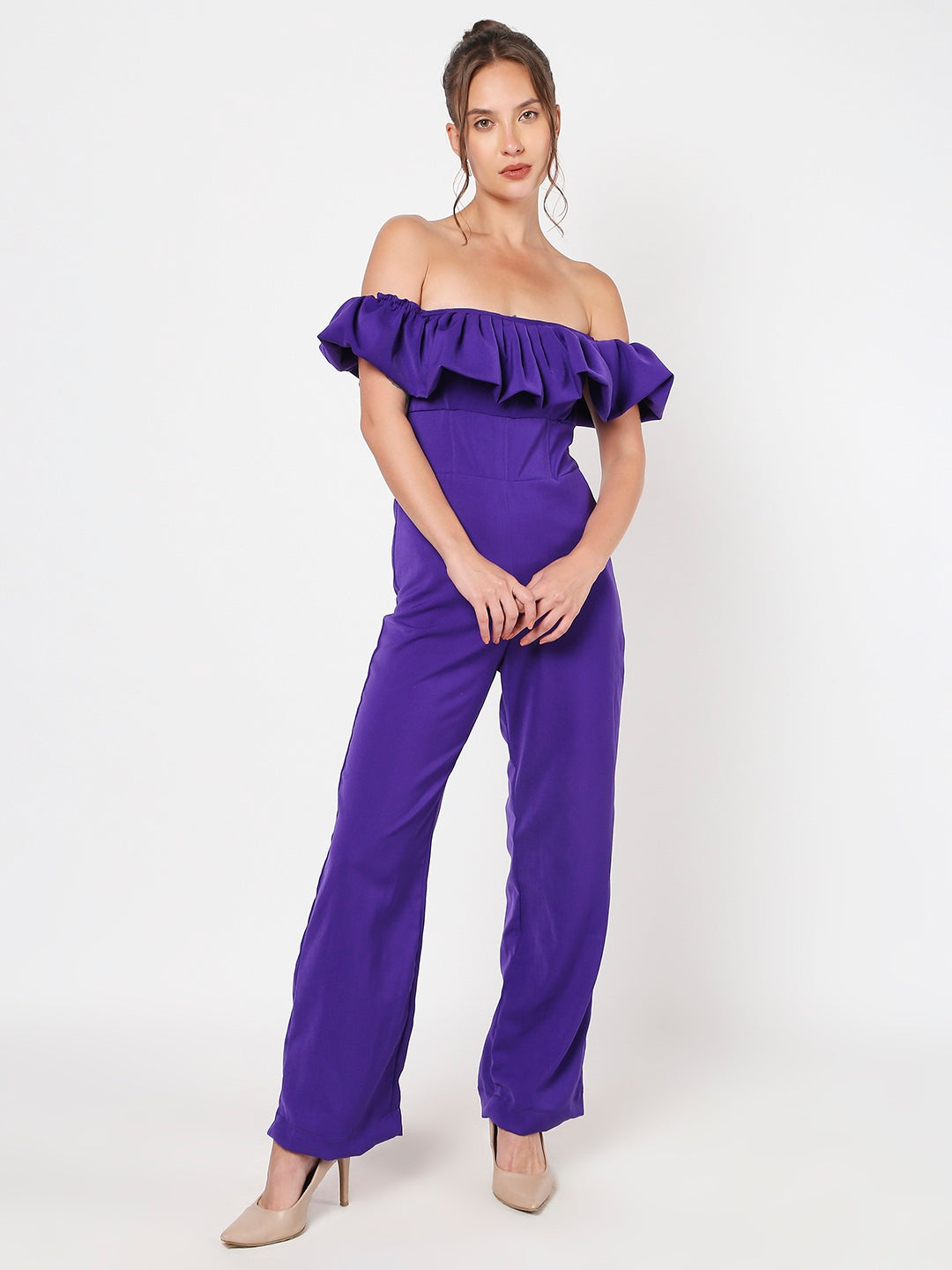 Purple Corset Jumpsuit