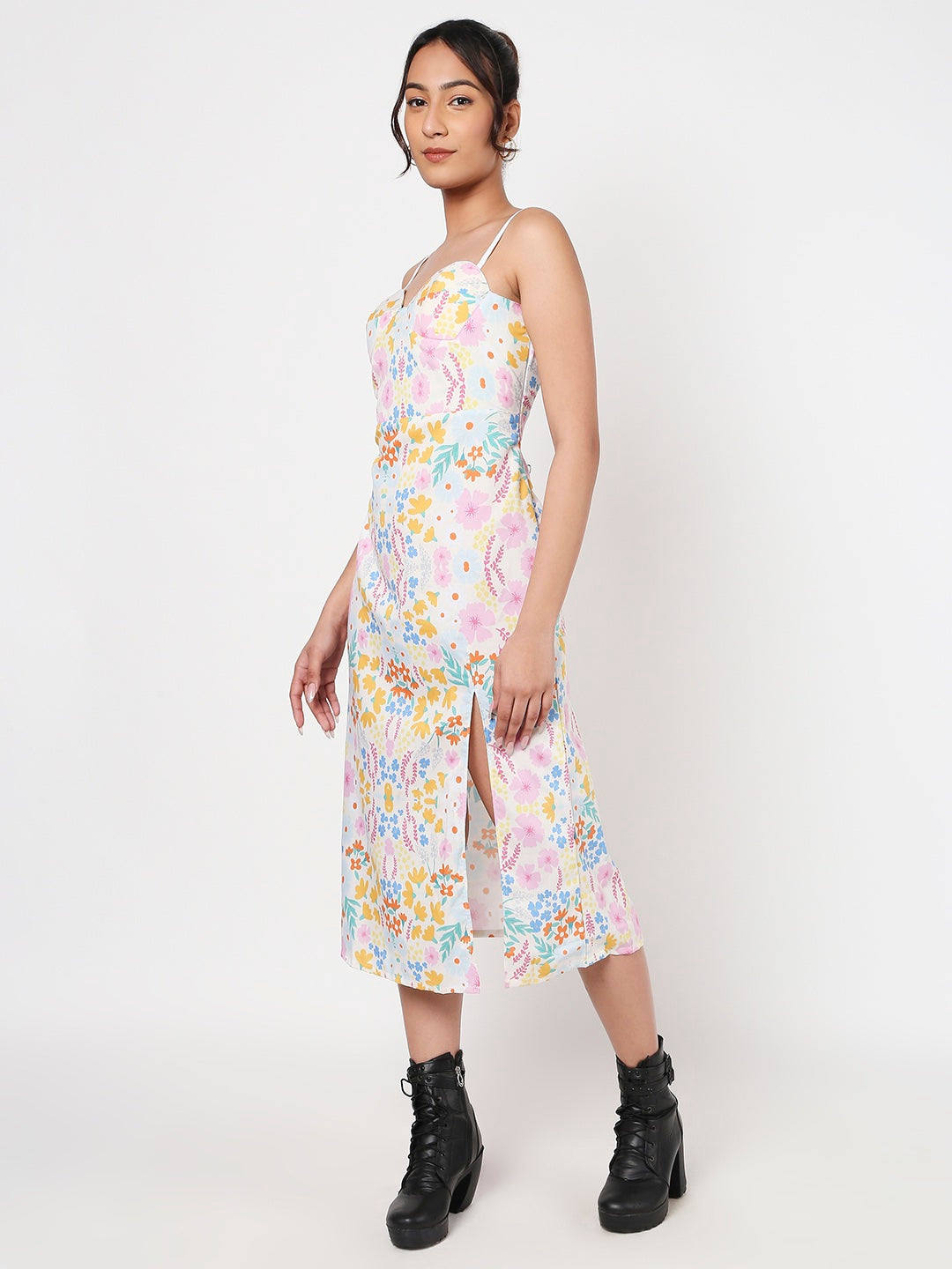 Printed Floral maxi dress