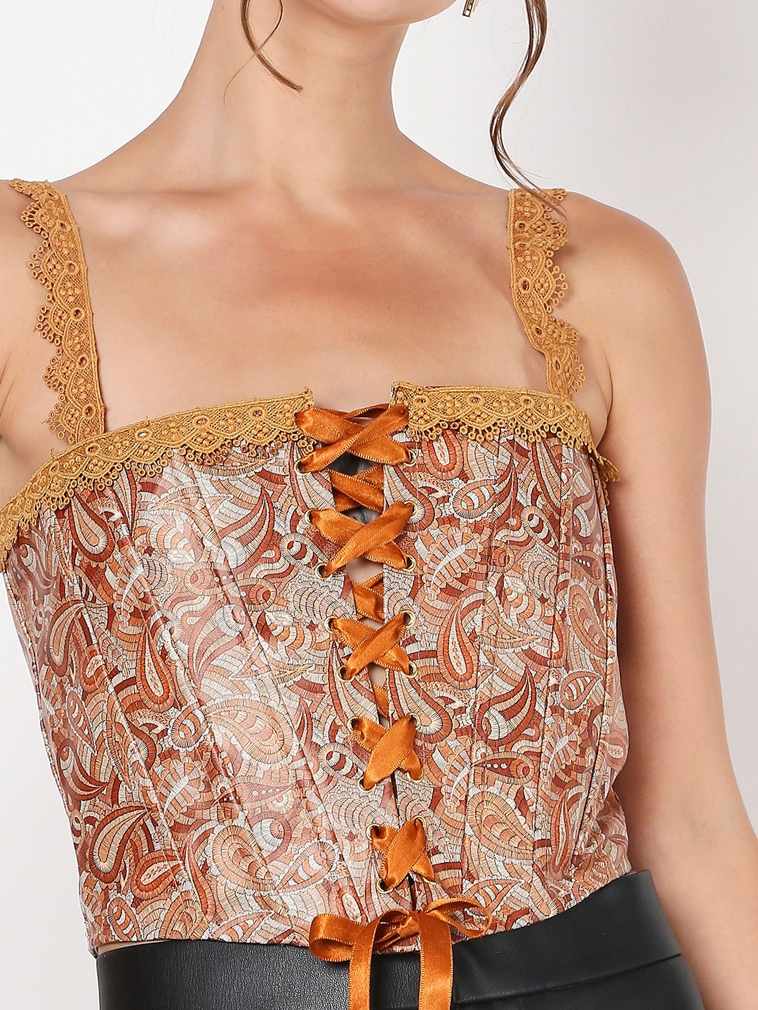Pasley Print Adriana Corset Top