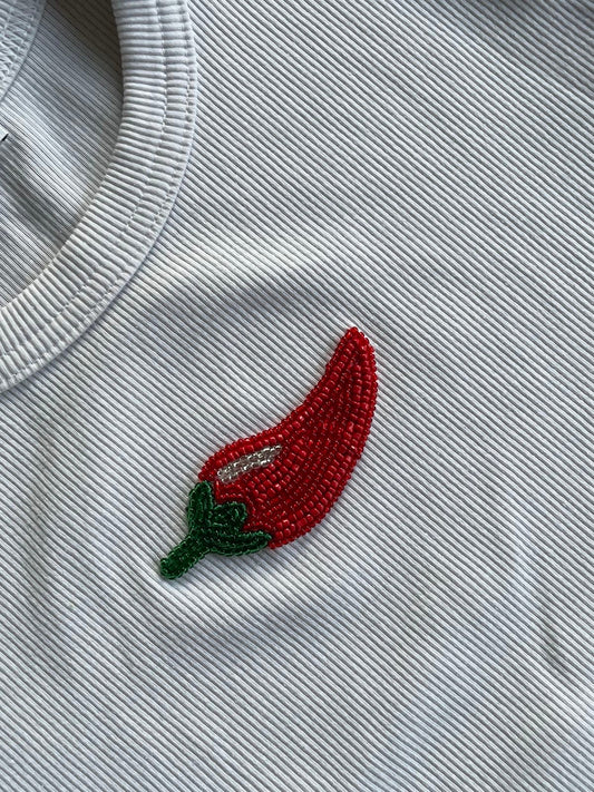 Mirchi applique top
