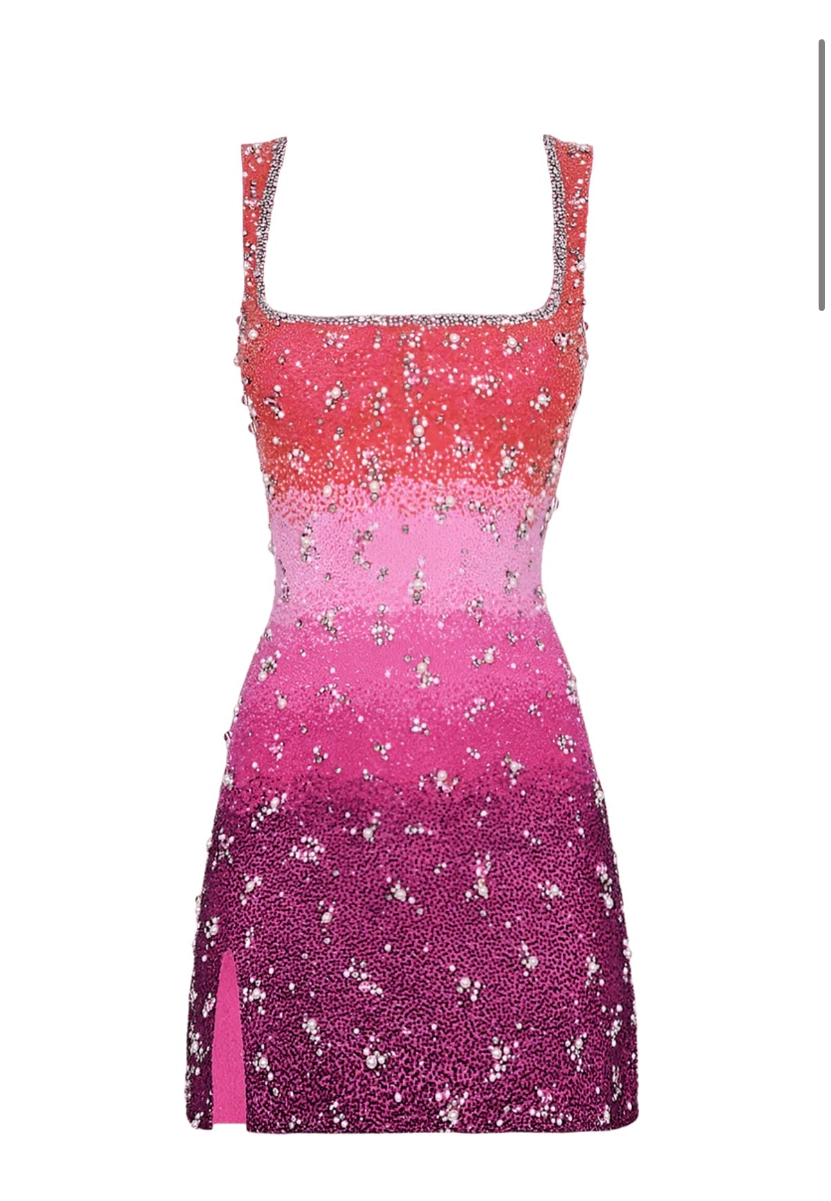 Ombre bubblegum dress