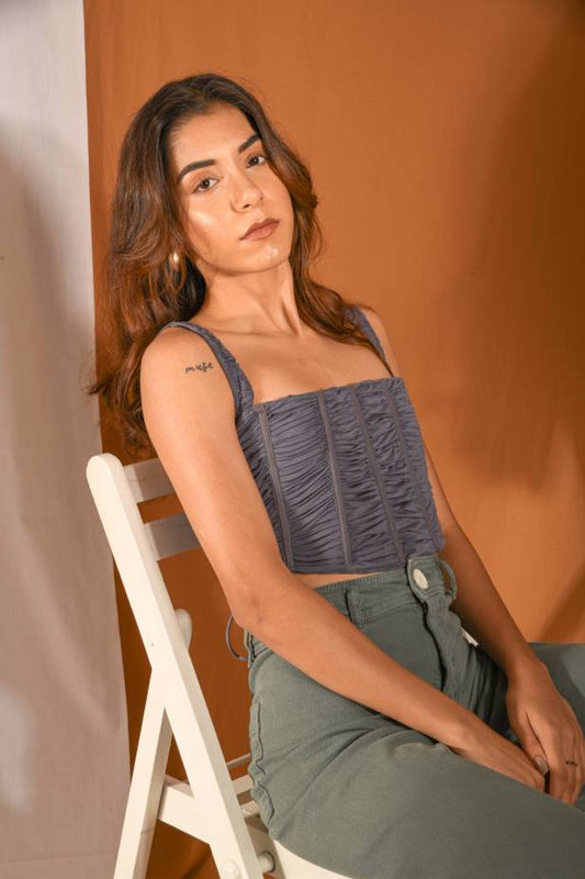 Sapphire corset top