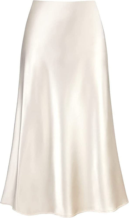 SATIN SKIRT