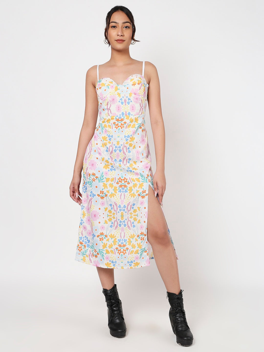 Printed Floral maxi dress