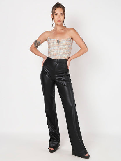 Chatai Brown Blue Tone corset